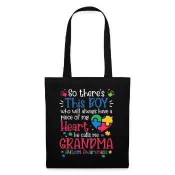Autism Awareness Day Autistic Gift - Tote Bag - black - Front