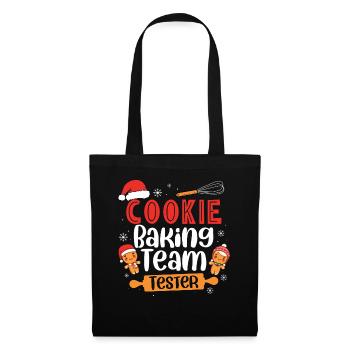 Baker boulangerie boulangerie pâtisserie cadeau - Sac en tissu - noir - Devant