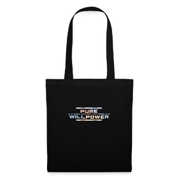 Force imparable : Volonté pure - Sac en tissu - noir - Devant