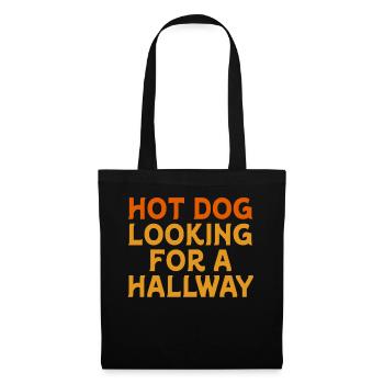 Hot Dog Looking For A Hallway - Tote Bag - black - Front
