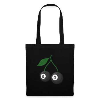 Cerisier cerisier fleur de cerisier fruit cadeau - Sac en tissu - noir - Devant