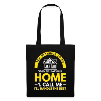 Real Estate Agent Real Estate Agent Gift - Tote Bag - black - Front