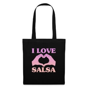 Salsa Dancing Cuba Dance Latino Dance Class Gift - Tote Bag - black - Front