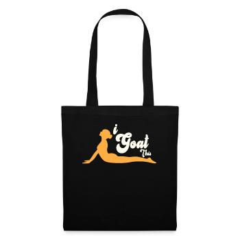 I Goat This Yoga Enthusiast - Tote Bag - black - Front