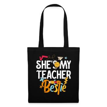 Les meilleurs amis des enseignants parce qu’ils deviennent fous - Sac en tissu - noir - Devant