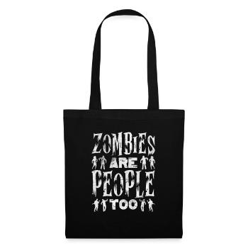 Zombie - Stoffbeutel - Schwarz - Vorne