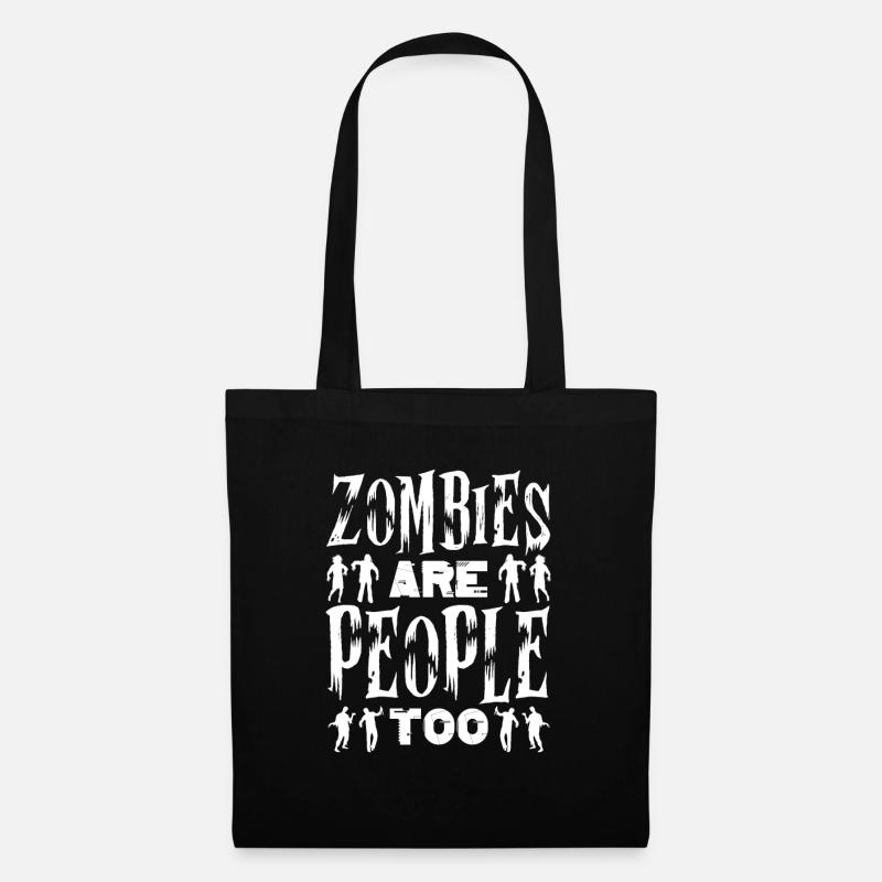 Zombie Zombie-Jäger Zombieapokalypse Geschenk - Stoffbeutel - Schwarz