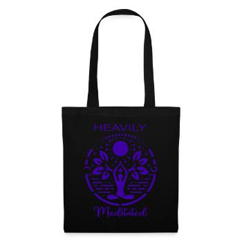 Fortement médité - Sac en tissu - noir - Devant