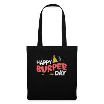 Burpees - Sac en tissu - noir - Devant