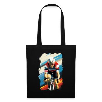 Simply Retro Road Bike Ride - Tote Bag - black - Front