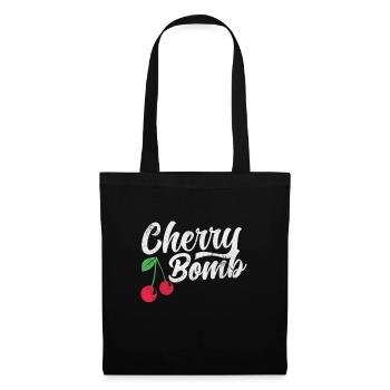Cerise - Sac en tissu - noir - Devant
