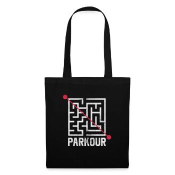 Parkour - Sac en tissu - noir - Devant