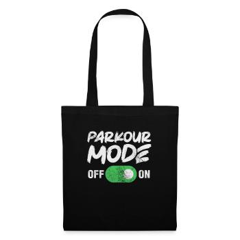 Parkour - Sac en tissu - noir - Devant