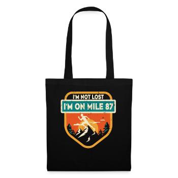 I'm Not Lost I'm On Mile 87 Marathon - Tote Bag - black - Front
