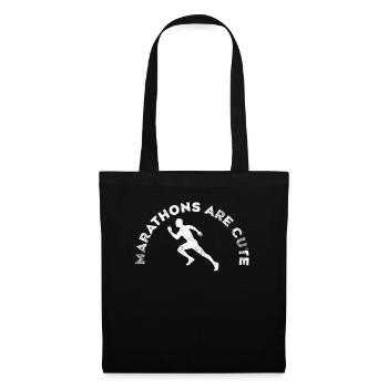 Marathons Are Cute Ultramarathon - Tote Bag - black - Front