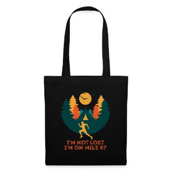 I'm Not Lost I'm On Mile 87 Marathon - Tote Bag - black - Front