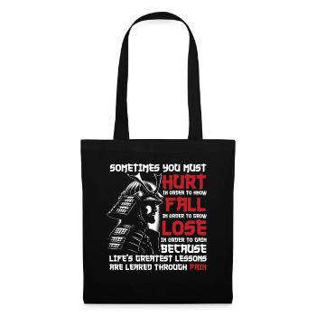 Samurai Ronin Sword Fighting Warrior Gift - Tote Bag - black - Front