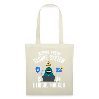 Expertise en cybersécurité des hackers éthiques - Sac en tissu - nature - Devant