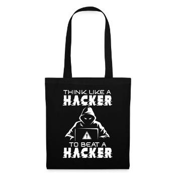 Ethische Hacker-Cybersicherheitsexpertise - Stoffbeutel - Schwarz - Vorne