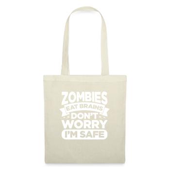 Zombie Zombie-Jäger Zombieapokalypse Geschenk - Stoffbeutel - Natur - Vorne