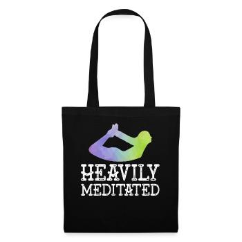 Fortement médité - Sac en tissu - noir - Devant