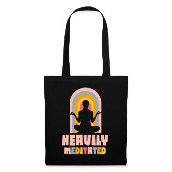 Heavily Meditated - Tote Bag - black - Front