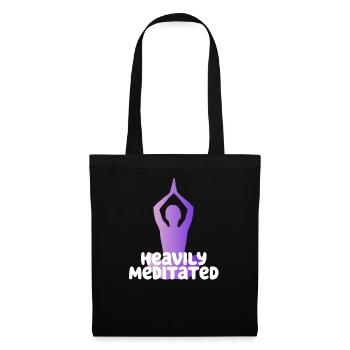 Heavily Meditated - Tote Bag - black - Front