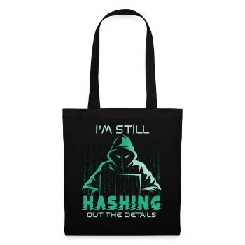 Expertise en cybersécurité des hackers éthiques - Sac en tissu - noir - Devant