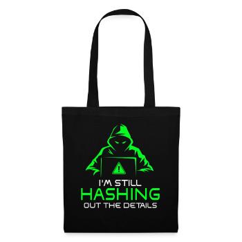 Expertise en cybersécurité des hackers éthiques - Sac en tissu - noir - Devant