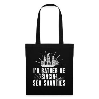 Sailor Meme Pirate Ship Ocean Sailing - Tote Bag - black - Front