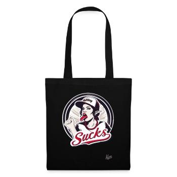 Baseball mascot girl: Training is annoying - Tote Bag - black - Front