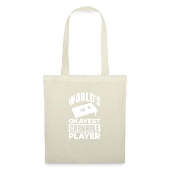 Cornhole Beanbag Cadeau de trou aveugle - Sac en tissu - nature - Devant