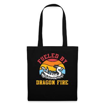 Fueled By Dragon Fire Dragon Boat - Tote Bag - black - Front