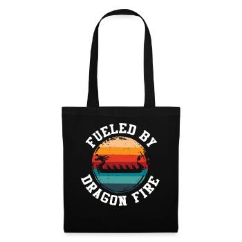 Alimenté par Dragon Fire Dragon Boat - Sac en tissu - noir - Devant