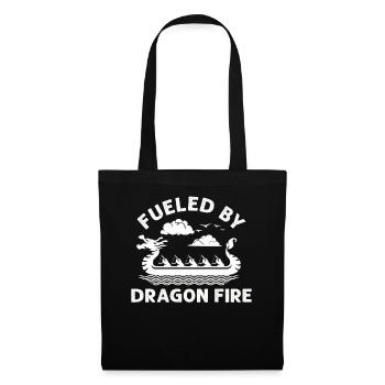Fueled By Dragon Fire Dragon Boat - Tote Bag - black - Front