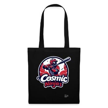 Kosmische Ninja Baseball-Crew - Stoffbeutel - Schwarz - Vorne
