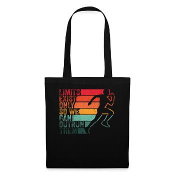 Limits Exist Only So We Can Outrun Them - Tote Bag - black - Front