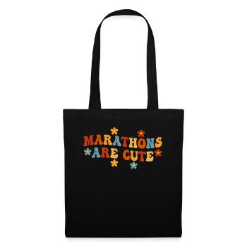 Marathons Are Cute for Ultramarathon - Tote Bag - black - Front