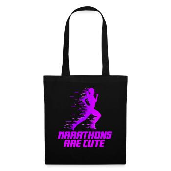 Marathons Are Cute for Ultramarathon - Tote Bag - black - Front