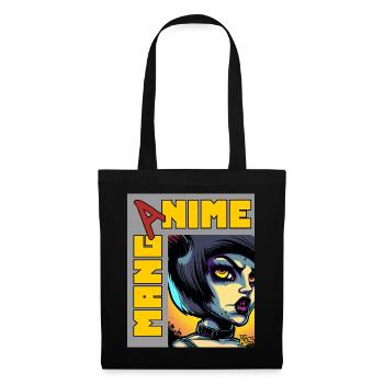 Anime Manga Fantasy Creature Girl - Tote Bag - black - Front