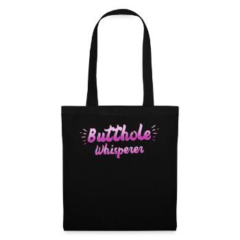 Butthole Whisperer - Tote Bag - black - Front