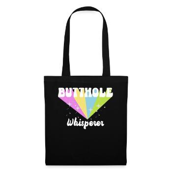 Butthole Whisperer - Tote Bag - black - Front