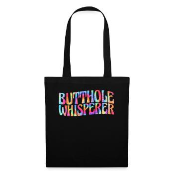 Butthole Whisperer - Tote Bag - black - Front