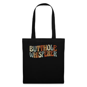 Butthole Whisperer - Tote Bag - black - Front
