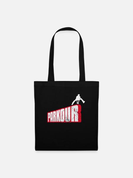 Parkour - Stoffbeutel - Schwarz