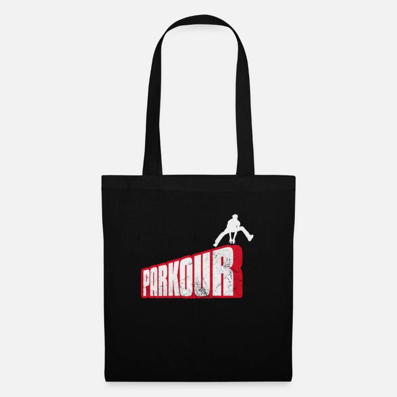 Parkour - Stoffbeutel - Schwarz