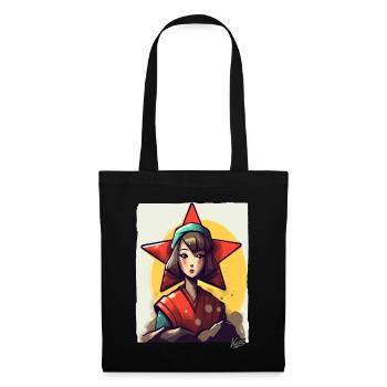 Traditional Japan: Edo Times, Girls and Star - Tote Bag - black - Front