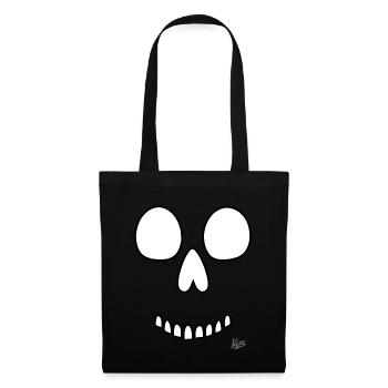 Skull Smile - Tote Bag - black - Front