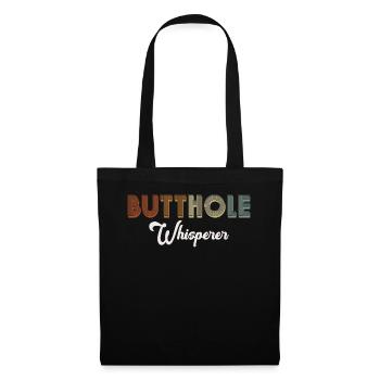Butthole Whisperer - Tote Bag - black - Front
