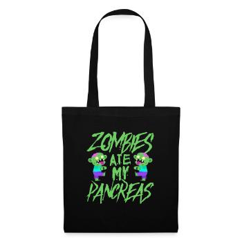 Zombie Zombie Hunter Zombie Apocalypse Cadeau - Sac en tissu - noir - Devant